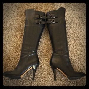 Cole Haan NikeAir Black Heel Boots